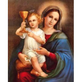 Obrazek 20x25 - Matka Boża z Dzieciątkiem - OBRAZY RELIGIJNE