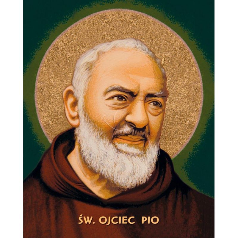Obrazek 20x25 - Św. Ojciec Pio - OBRAZY RELIGIJNE - Obrazek 20x25 - Św. Ojciec Pio