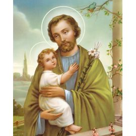 Obrazek 20x25 - Św. Józef z dzieciątkiem Jezus - OBRAZY RELIGIJNE