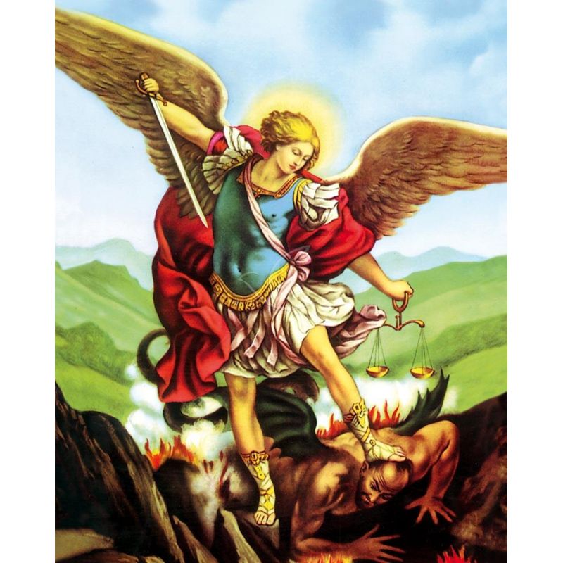 Obrazek 20x25 - Św. Michał Archanioł - OBRAZY RELIGIJNE - Obrazek 20x25 - Św. Michał Archanioł