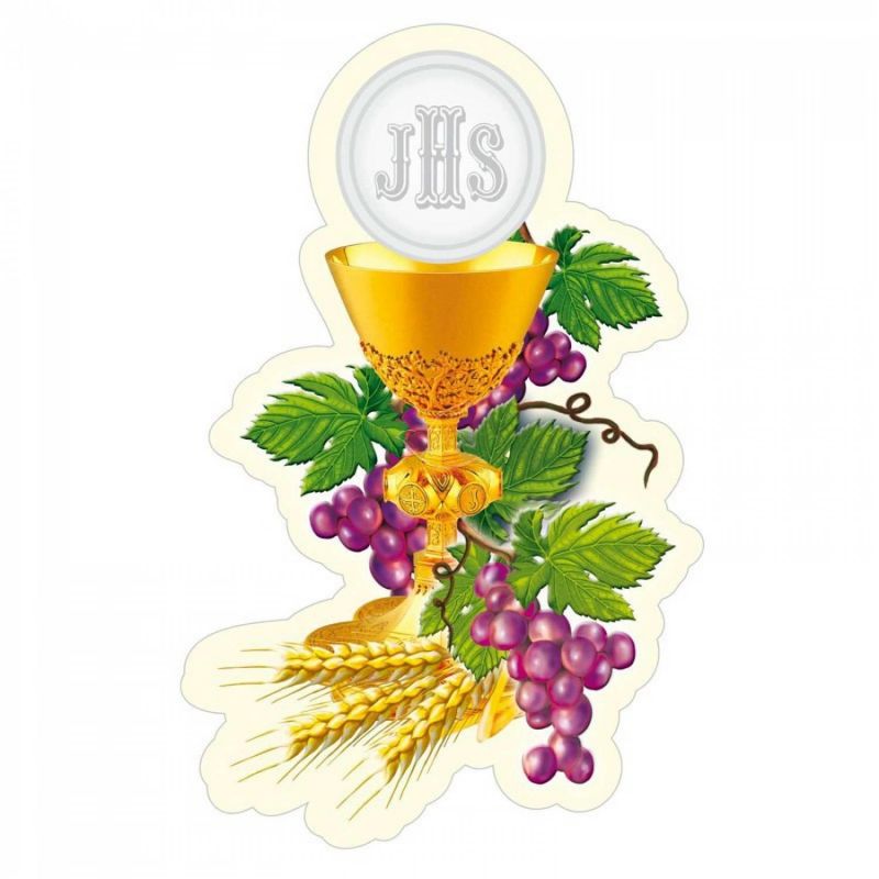 Emblemat na Boże Ciało - wzór eucharystyczny (1) - Emblematy na Boże Ciało - Emblemat na Boże Ciało - wzór eucharystyczny (1)