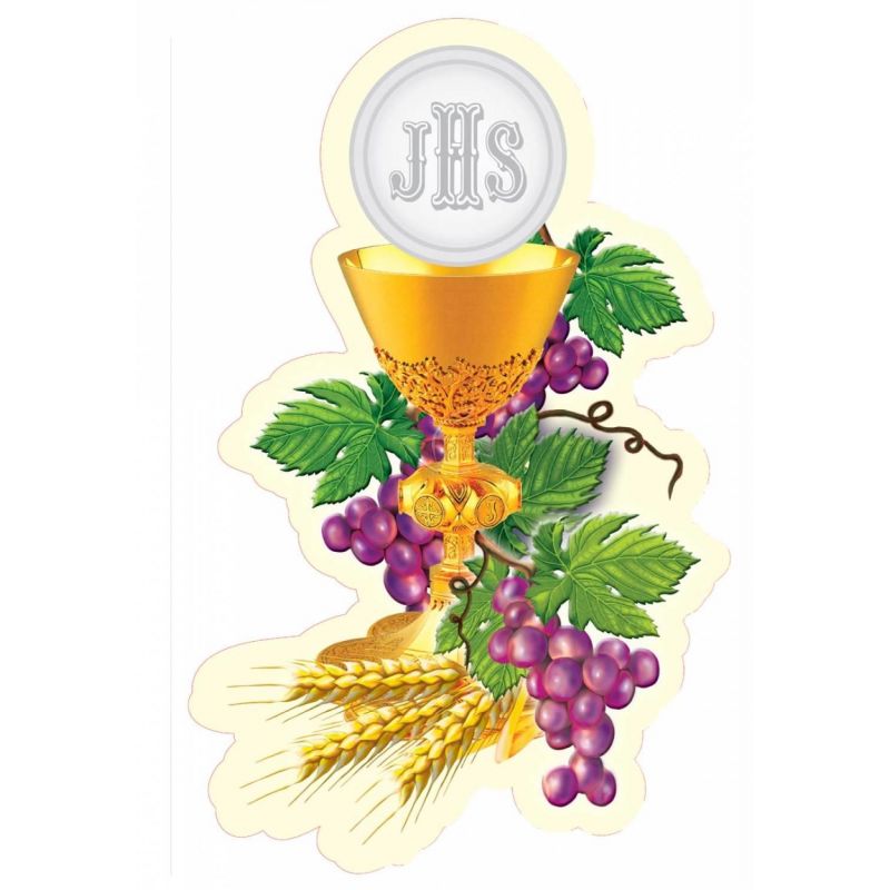 Emblemat na Boże Ciało 50x70 cm - wzór eucharystyczny (7) - Emblematy na Boże Ciało - Emblemat na Boże Ciało 50x70 cm - wzór eucharystyczny (7)