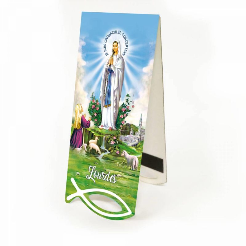 Zakładka Matka Boża z Lourdes - Zakładki religijne do książek - Zakładka Matka Boża z Lourdes