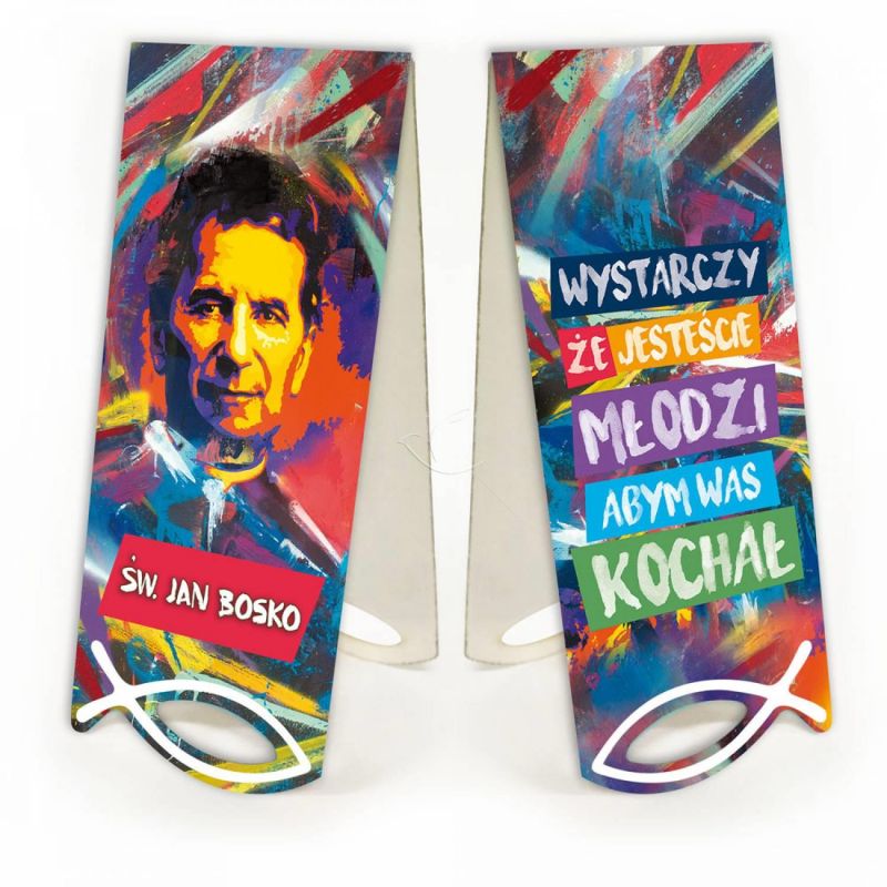 Zakładka św. Jan Bosko (2) - Zakładki religijne do książek - Zakładka św. Jan Bosko (2)