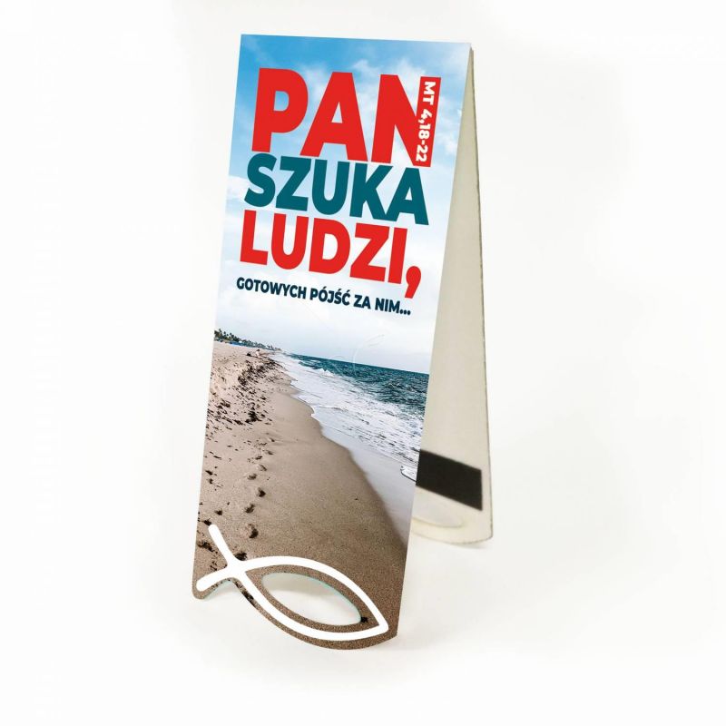 Zakładka Krajobraz Sentencja - Pan szuka ludzi... - Zakładki religijne do książek - Zakładka Krajobraz Sentencja - Pan szuka ludzi...