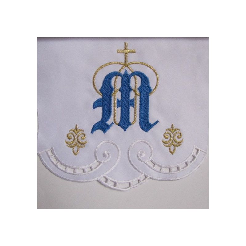Obrus Maryjny haftowany (83) - OBRUSY OŁTARZOWE - Obrus Maryjny haftowany (83)