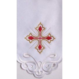 Obrus ołtarzowy haftowany - wzór eucharystyczny (136) - OBRUSY OŁTARZOWE