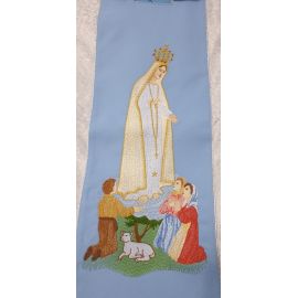 Ornat haftowany MB Fatimska (1) - Ornaty Maryjne - zdjęcie 2 - Ornat haftowany MB Fatimska (1)