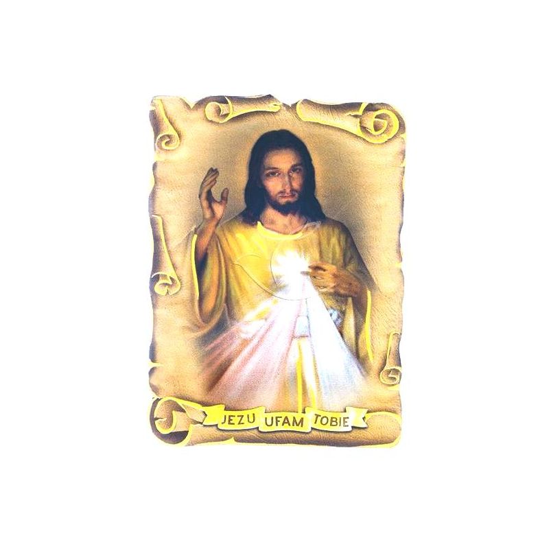 Magnes Jezu Ufam Tobie (1) - MAGNESY RELIGIJNE - Magnes Jezu Ufam Tobie (1)