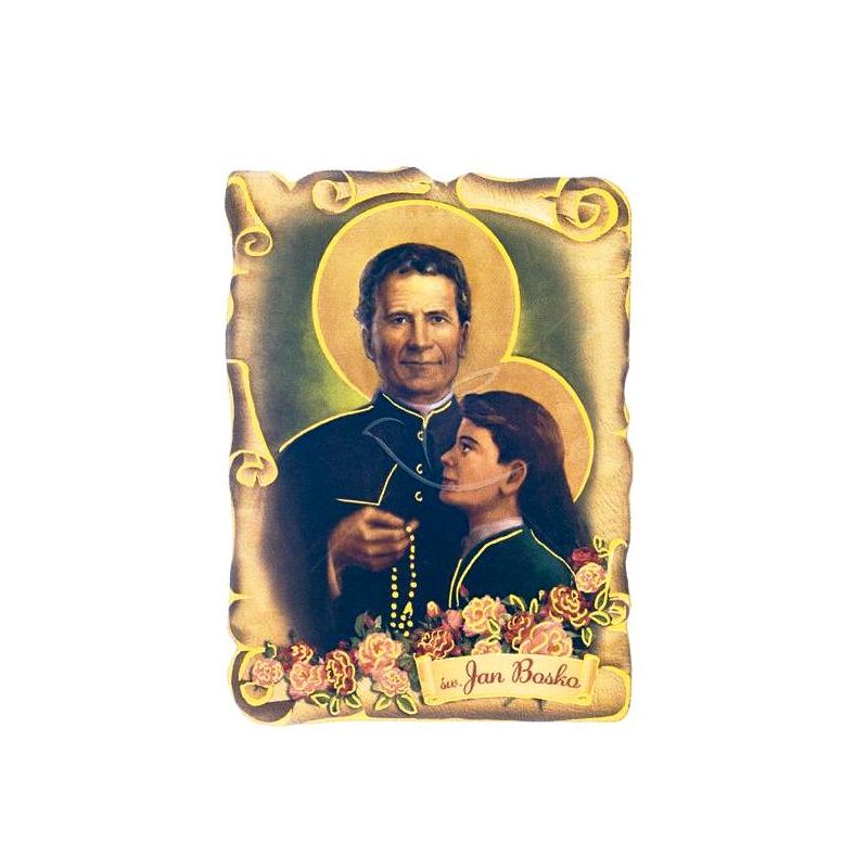 Magnes Święty Jan Bosko i Dominik Savio - MAGNESY RELIGIJNE - Magnes Święty Jan Bosko i Dominik Savio