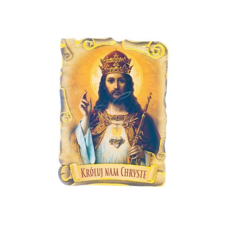 Magnes Chrystus Król - MAGNESY RELIGIJNE - Magnes Chrystus Król