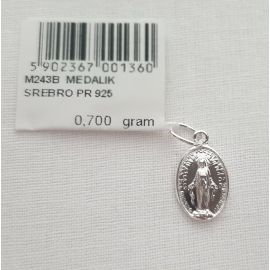 Medalik MB Niepokalana 0,7g - BIŻUTERIA SREBRNA