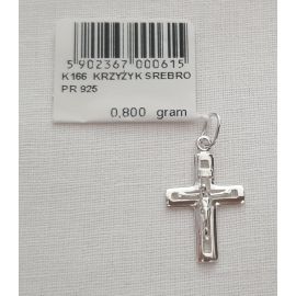 Krzyżyk srebrny 0,8 g - BIŻUTERIA SREBRNA
