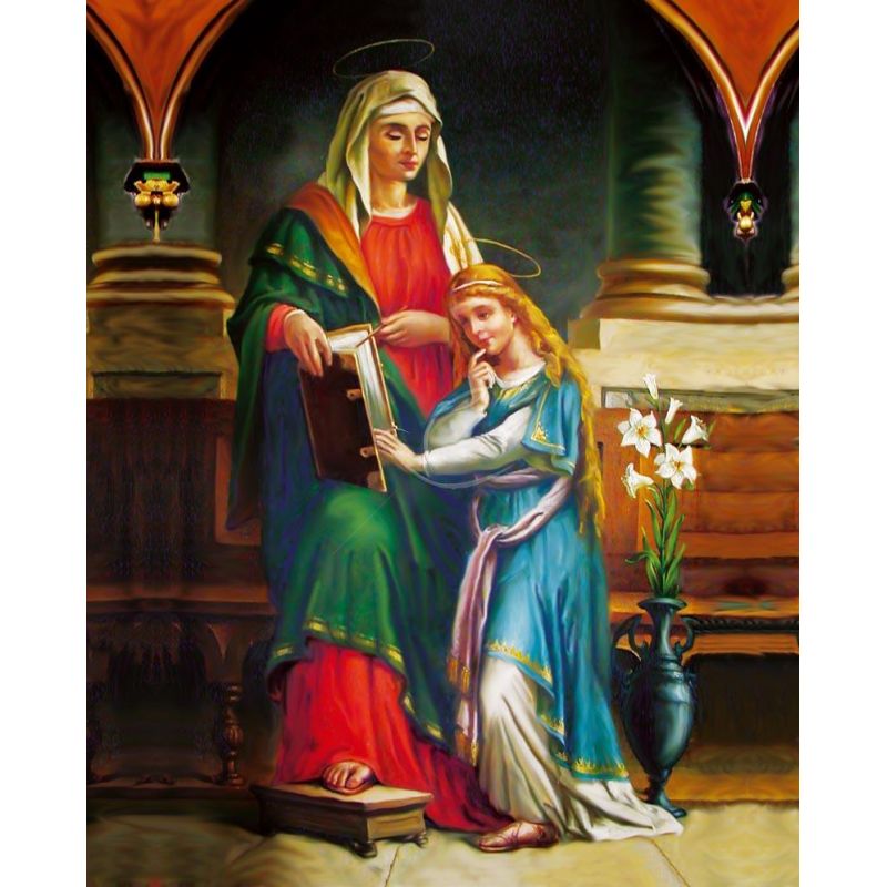 Obrazek 20x25 - Św. Anna (1) - OBRAZY RELIGIJNE - Obrazek 20x25 - Św. Anna (1)