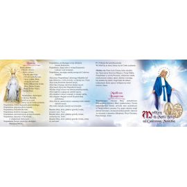 Folder składany Modlitwy do Matki Bożej od Cudownego Medalika 15x11 - Folder religijny