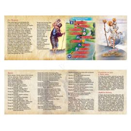 Folder składany 10x7 cm Modlitwy do św. Krzysztofa - Folder religijny