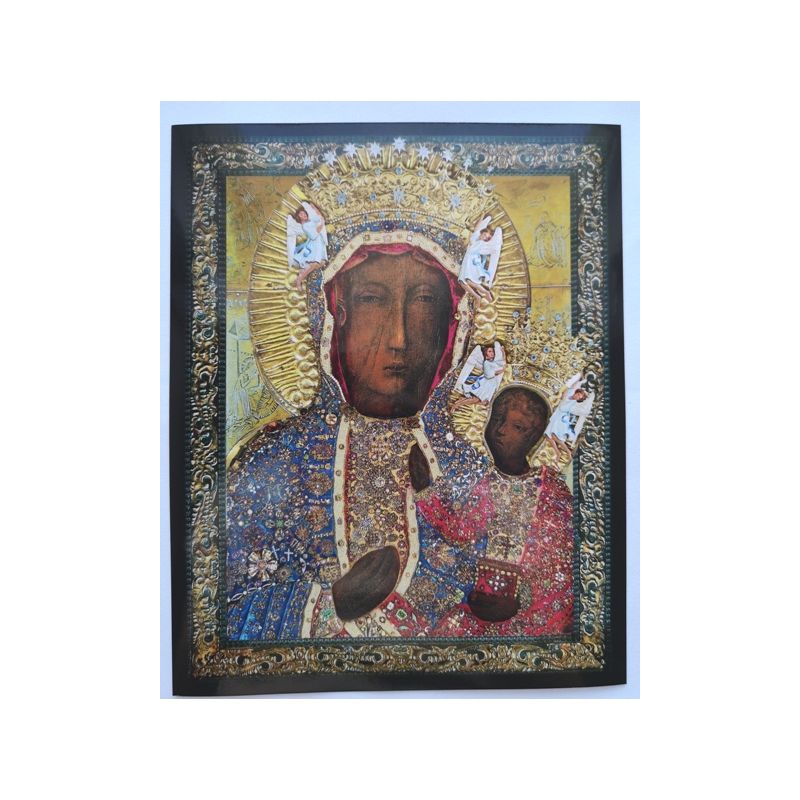Obrazek 20x25 - Matka Boża Częstochowska (4) - OBRAZY RELIGIJNE - Obrazek 20x25 - Matka Boża Częstochowska (4)