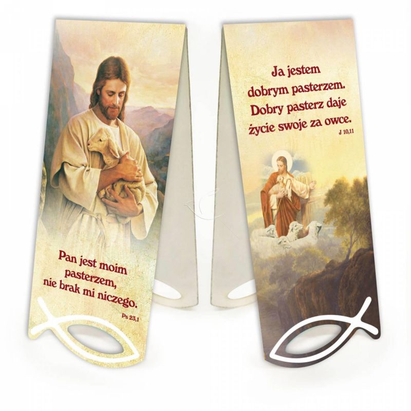 Zakładka Jezus - Pan jest moim pasterzem... - Zakładki religijne do książek - Zakładka Jezus - Pan jest moim pasterzem...