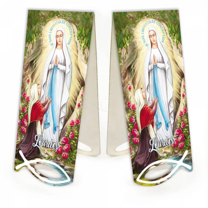 Zakładka Matka Boża z Lourdes (3) - Zakładki religijne do książek - Zakładka Matka Boża z Lourdes (3)