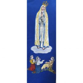 Ornat haftowany Matka Boża Fatimska (3) - ORNATY - zdjęcie 3 - Ornat haftowany Matka Boża Fatimska (3)