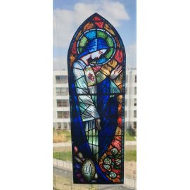 Witraż magnetyczny - Niepokalane Serce Maryi - Witraże magnetyczne na szybę