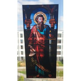 Witraż magnetyczny - św. Paweł - Witraże magnetyczne na szybę - zdjęcie 2 - Witraż magnetyczny - św. Paweł