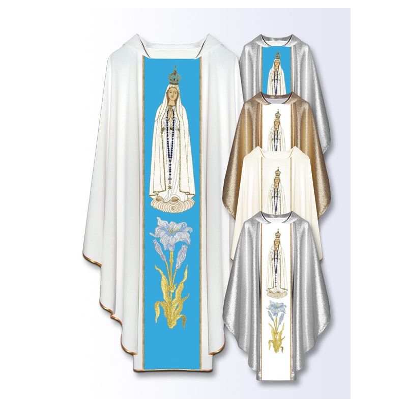 Ornat maryjny Matka Boża Fatimska (M-15) - Ornaty Maryjne - Ornat maryjny Matka Boża Fatimska (M-15)