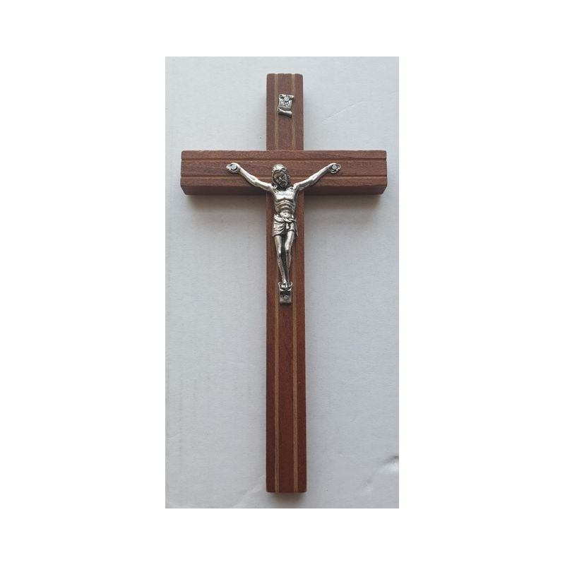 Krzyż drewniany wiszący, frezowany 20,5 cm - KRZYŻE, KRZYŻYKI - Krzyż drewniany wiszący, frezowany 20,5 cm