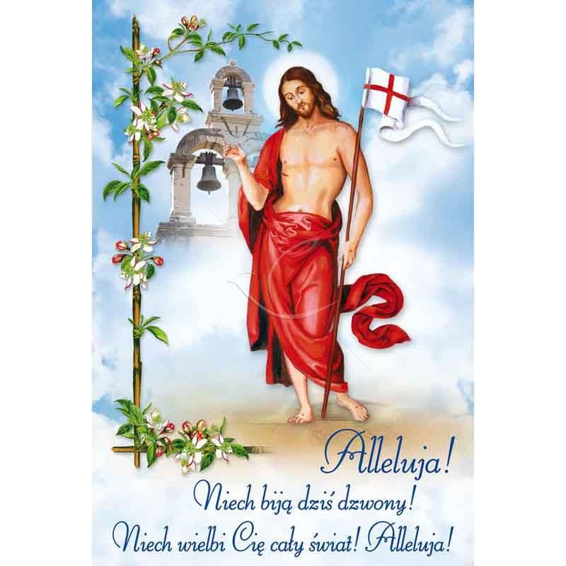 Plakat Wielkanocny - Alleluja! Niech biją dziś dzwony! - Plakaty wielkanocne - Plakat Wielkanocny - Alleluja! Niech biją dziś dzwony!
