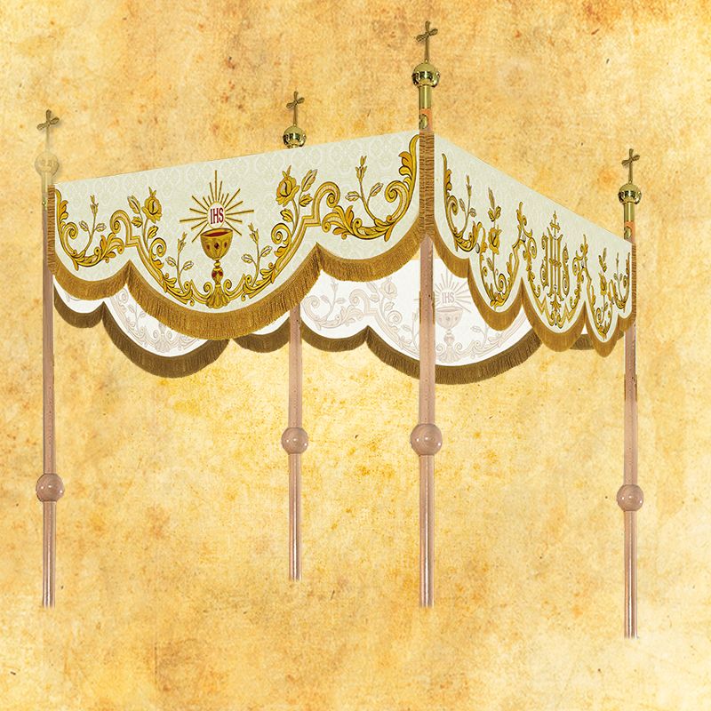 Baldachim procesyjny haftowany (8) - Baldachimy haftowane - Baldachim procesyjny haftowany (8)