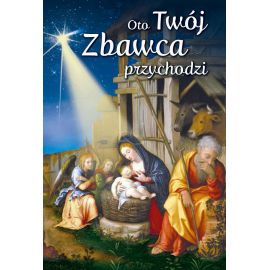 Plakat Bożonarodzeniowy - Oto Twój Zbawca przychodzi - Plakaty Bożonarodzeniowe