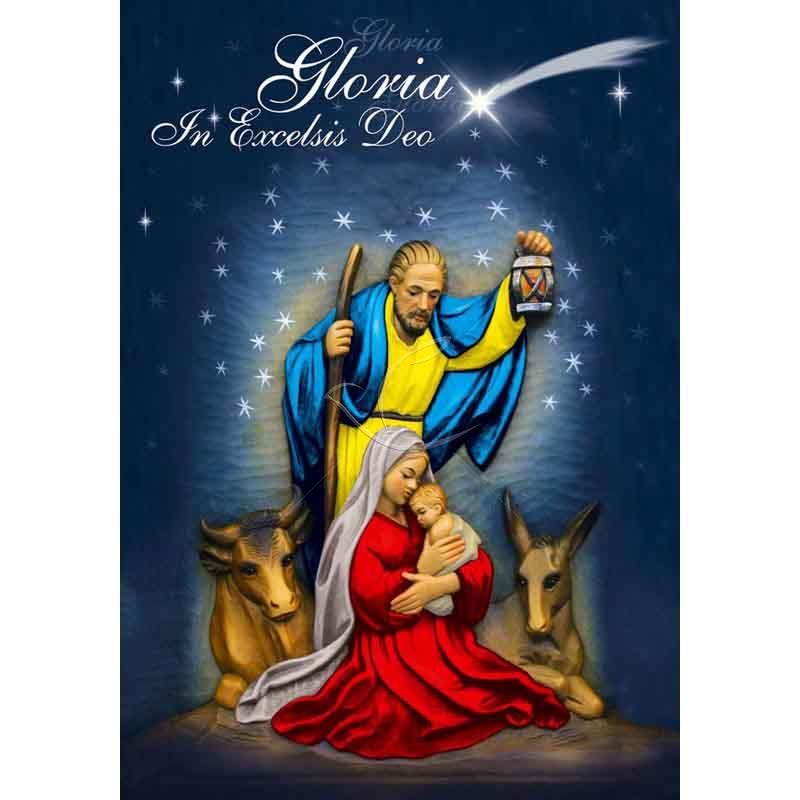 Plakat Bożonarodzeniowy – Gloria In Excelsis Deo (2) - Plakaty Bożonarodzeniowe - Plakat Bożonarodzeniowy – Gloria In Excelsis Deo (2)