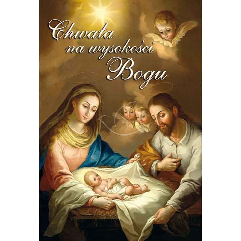 Plakat Bożonarodzeniowy – Chwała na wysokości Bogu - Plakaty Bożonarodzeniowe - Plakat Bożonarodzeniowy – Chwała na wysokości Bogu