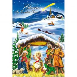 Plakat Bożonarodzeniowy – Gloria In Excelsis Deo (3) - Plakaty Bożonarodzeniowe