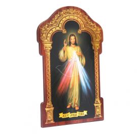 Obrazek HDF ze złotą ramką Jezu Ufam Tobie - Obrazek religijny płyta HDF - zdjęcie 2 - Obrazek HDF ze złotą ramką Jezu Ufam Tobie