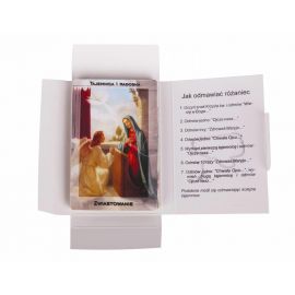 Tajemnice różańcowe - praktyczne karty - RÓŻAŃCE, KORONKI, TAJEMNICE RÓŻAŃCOWE