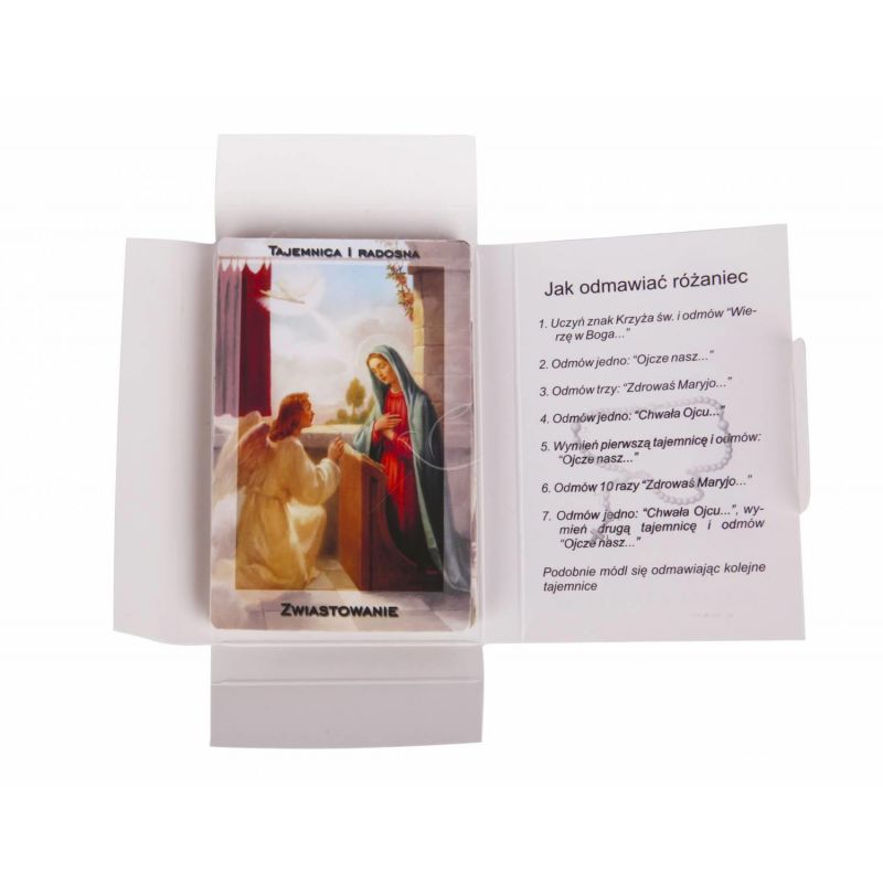 Tajemnice różańcowe - praktyczne karty - RÓŻAŃCE, KORONKI, TAJEMNICE RÓŻAŃCOWE - Tajemnice różańcowe - praktyczne karty
