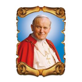 Obraz na HDF format A5 - Święty Jan Paweł II - Obrazek religijny płyta HDF