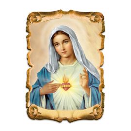 Obraz na HDF format A5 - Serce Maryi - Obrazek religijny płyta HDF