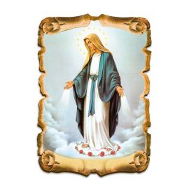 Obraz na HDF format A5 - Matka Boża Niepokalana - Obrazek religijny płyta HDF