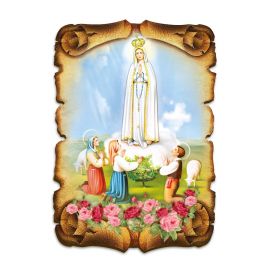 Obraz na HDF format A5 - Matka Boża Fatimska (4) - Obrazek religijny płyta HDF