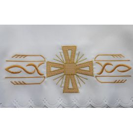 Obrus ołtarzowy (17) - OBRUSY OŁTARZOWE - zdjęcie 2 - Obrus ołtarzowy (17)