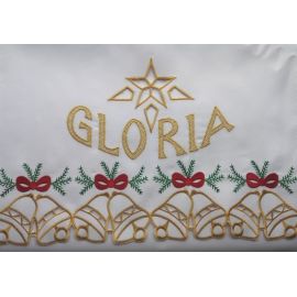 Obrus na Boże Narodzenie Gloria (3) - OBRUSY OŁTARZOWE - zdjęcie 3 - Obrus na Boże Narodzenie Gloria (3)