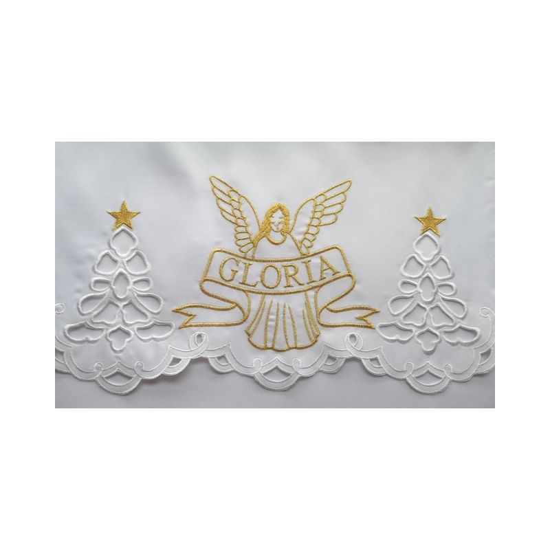 Obrus na Boże Narodzenie Gloria+ Anioł (4) - OBRUSY OŁTARZOWE - Obrus na Boże Narodzenie Gloria+ Anioł (4)