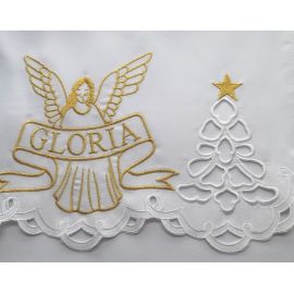 Obrus na Boże Narodzenie Gloria+ Anioł (4) - OBRUSY OŁTARZOWE - zdjęcie 2 - Obrus na Boże Narodzenie Gloria+ Anioł (4)