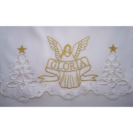 Obrus na Boże Narodzenie Gloria+ Anioł (4) - OBRUSY OŁTARZOWE - zdjęcie 4 - Obrus na Boże Narodzenie Gloria+ Anioł (4)