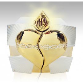 Tabernakulum mosiężne symbol gorejącego krzewu (50) - TABERNAKULA