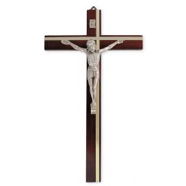 Krzyż drewniany inkrustowany metalem (1) - KRZYŻE, KRZYŻYKI