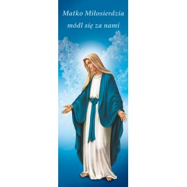Baner Matka Boża Niepokalana "Matko Miłosierdzia módl się .." - Banery z Matką Bożą