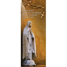 Baner Różaniec to dar od Boga przez Maryję dla ludzi - Nabożeństwo różańcowe